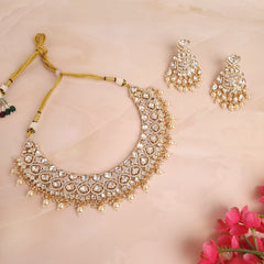 Designer Polki Kundan Jewellery Set | Perfect for Weddings & Festivals - Polki Bliss