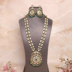 Gold Long Necklace Design - Elegant Imitation Jewelry Collection