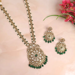 Gold Long Necklace Design - Elegant Imitation Jewelry Collection