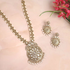 Gold Long Necklace Design - Elegant Imitation Jewelry Collection