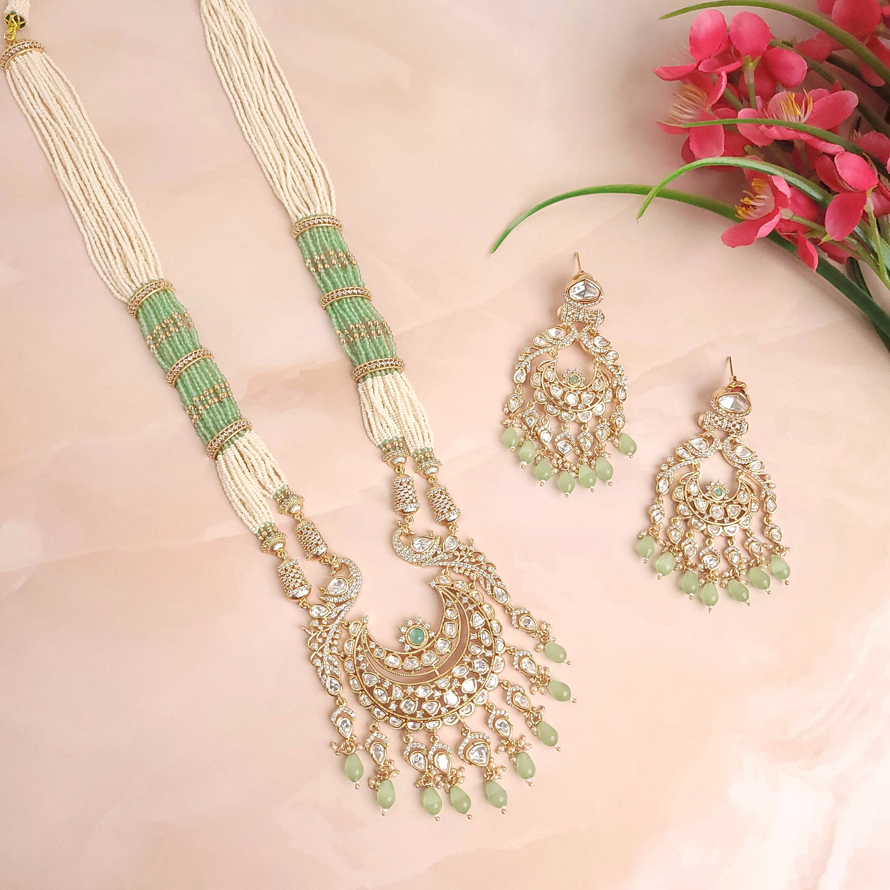 Gold Design For Long Necklace - Perfect Wedding Jewelry